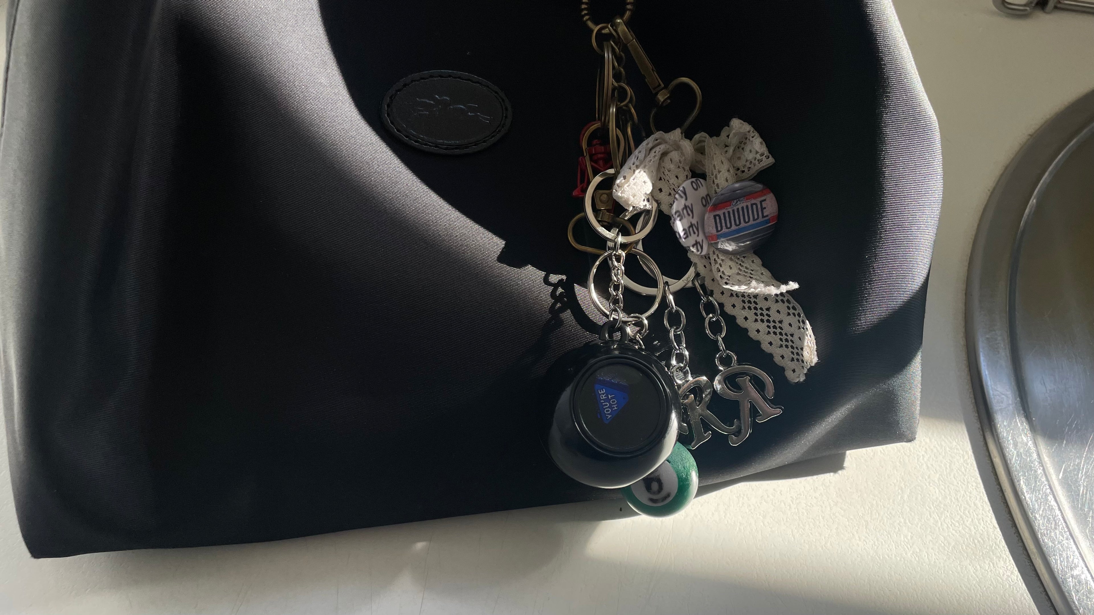 The Magic-8-Ball keychain